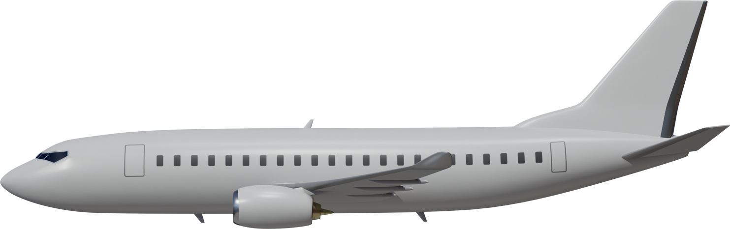 3D Render of an Airplane 